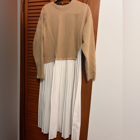 ZARA 2 in 1 DRESS! Very unique and beautiful. NWOT - Picture 2 of 6